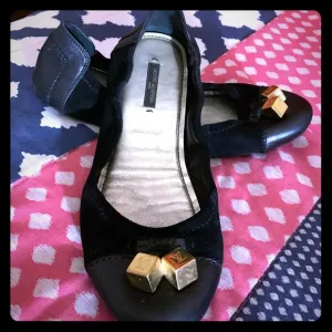 Louis Vuitton Lovely Ballet Flats - Black/Size :40