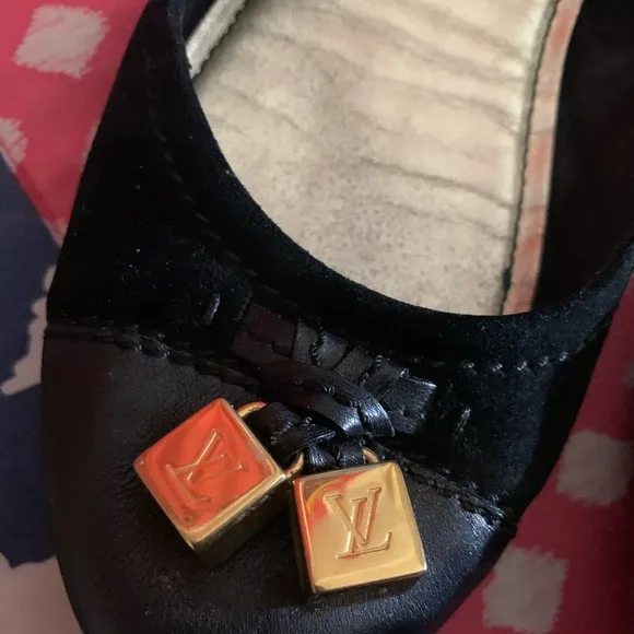 Louis Vuitton Lovely Ballet Flats - Black/Size :40