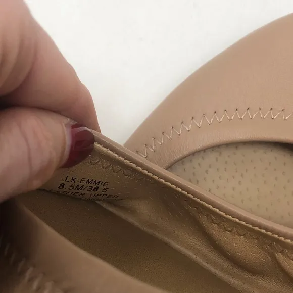 Lucky brand Emmie leather ballet flats size 8.5