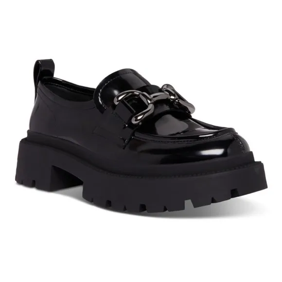 Madden Girl Ashlee Chunky Lug SolePlatform Loafers Size 10 New With Box Classic