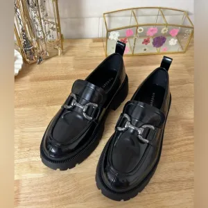 Madden Girl Ashlee Chunky Lug SolePlatform Loafers Size 10 New With Box Classic