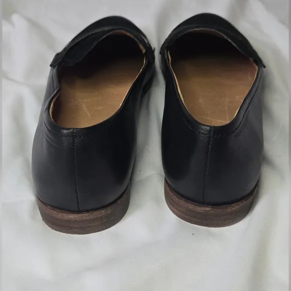 Madewell Alex Leather Suede Classic Black Loafers Size 7.5