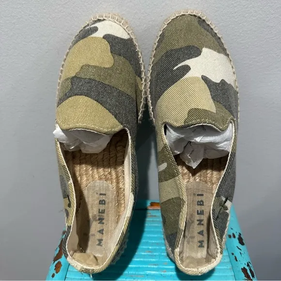 Manebi Espadrilles 6.3 C0 Mens Camouflage Size 38