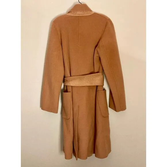 Mango MNG Wool Blend Camel Trench Coat ~ Like Max / Lovely Classic ~ Sz S