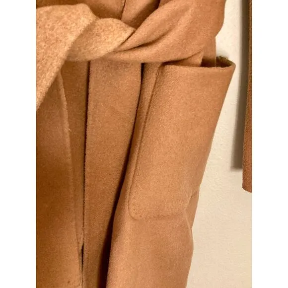 Mango MNG Wool Blend Camel Trench Coat ~ Like Max / Lovely Classic ~ Sz S