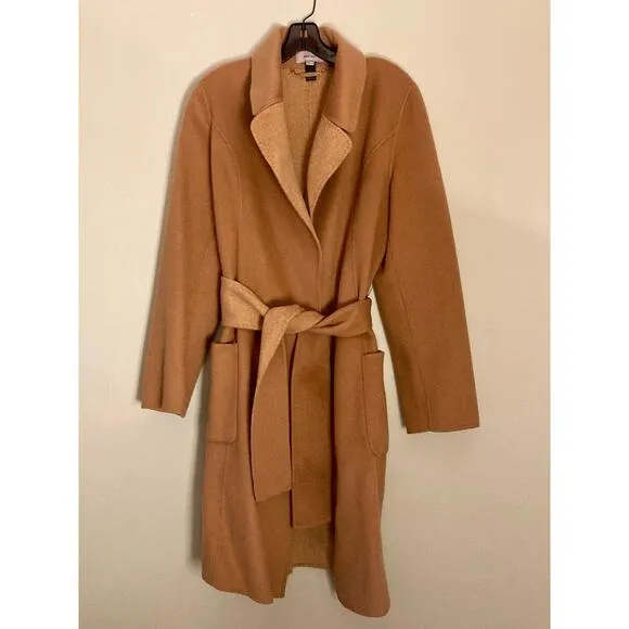 Mango MNG Wool Blend Camel Trench Coat ~ Like Max / Lovely Classic ~ Sz S