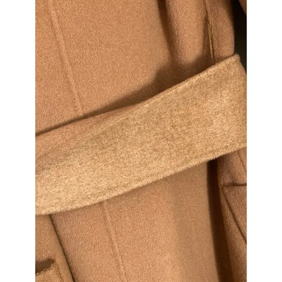 Mango MNG Wool Blend Camel Trench Coat ~ Like Max / Lovely Classic ~ Sz S