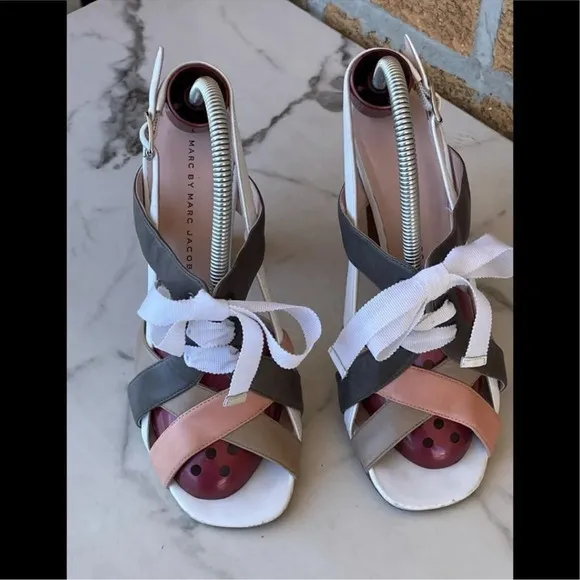 Marc by Marc Jacobs multicolored heel sandals 37/6.5