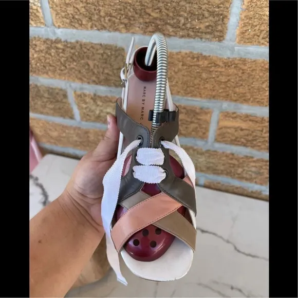 Marc by Marc Jacobs multicolored heel sandals 37/6.5