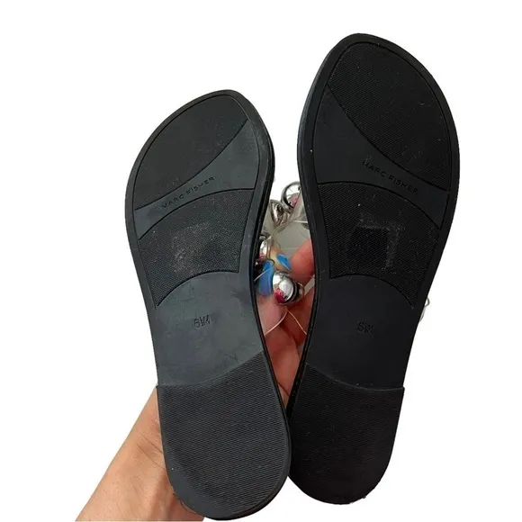 Marc Fisher Women’s BRYTE FLAT SLIDE SANDAL Size 6.5