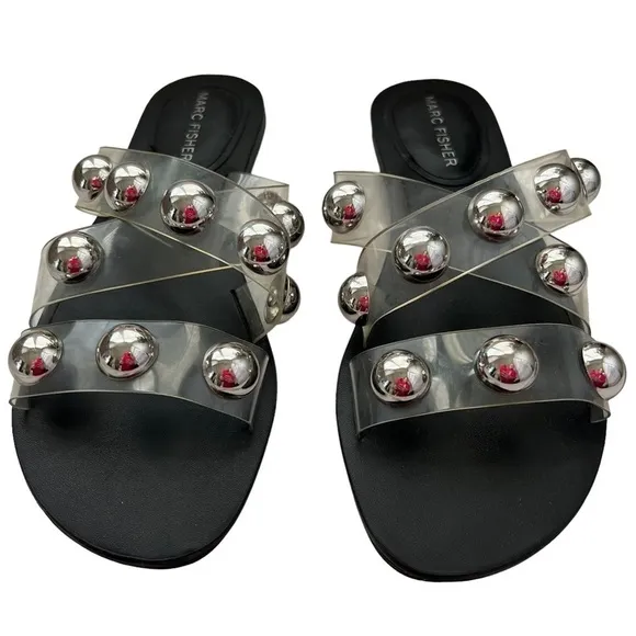 Marc Fisher Women’s BRYTE FLAT SLIDE SANDAL Size 6.5