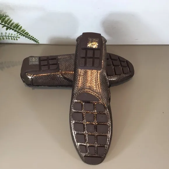 MARC JOSEPH NEW YORK LEATHER DRIVING LOAFER CYPRESS HILL BRONZE STONE NIB SZ 6