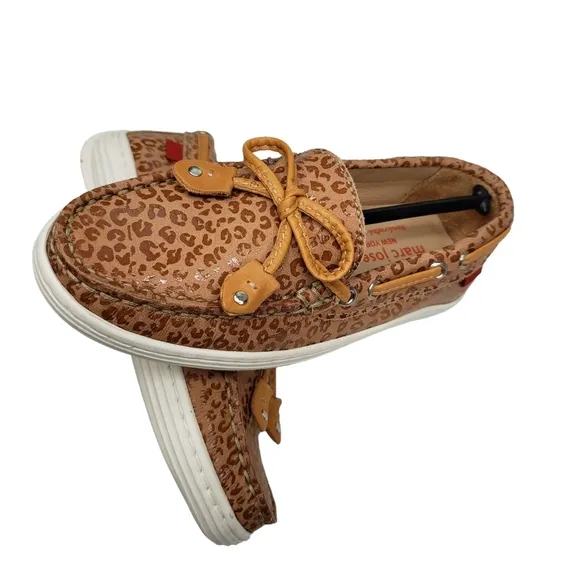 Marc Joseph | NIB Cypress Hill Leopard Nobuck Leather Chic Loafers Girl's 10.5