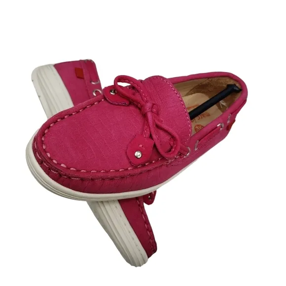 Marc Joseph | NIB Cypress Hill Pink Nobuck Leather Classic Loafers Girl's 10.5