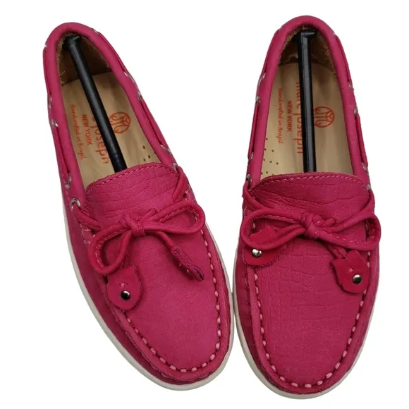 Marc Joseph | NIB Cypress Hill Pink Nobuck Leather Classic Loafers Girl's 10.5