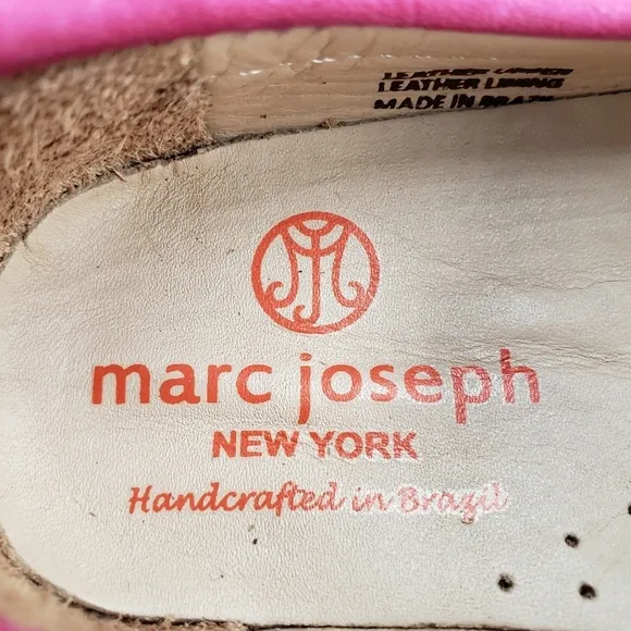 Marc Joseph | NIB Cypress Hill Pink Nobuck Leather Classic Loafers Girl's 10.5