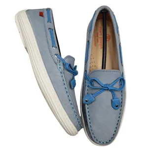 Marc Joseph | NIB Cypress Hill Powder Blue Classic Leather Loafers Girl's 4.5