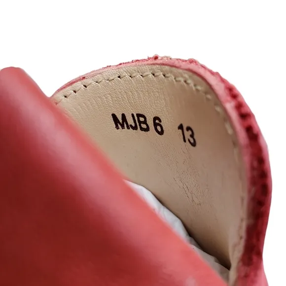 Marc Joseph | NIB East Village Coral Napa Classic Preppy Leather Loafers Girl 13