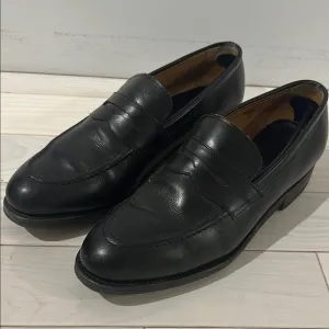 Meermin Men’s Black Leather Loafers Slip-On Classic