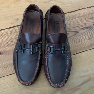 Mens Brown Ferragamo Loafers Size 10