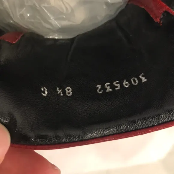 MENS Gucci red high-top sneakers
