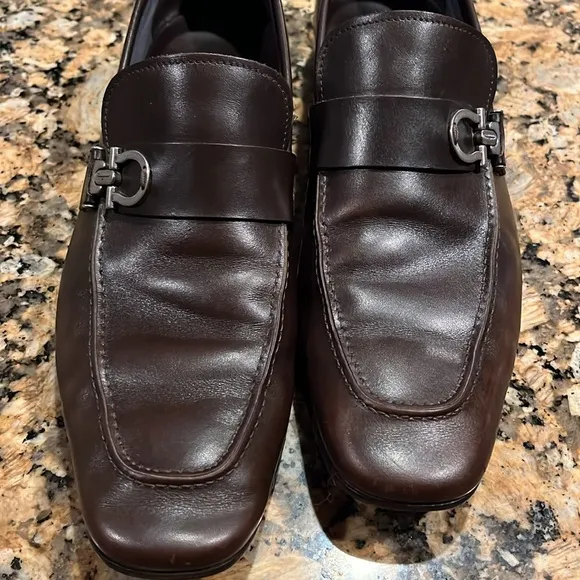 Men’s Salvatore Ferrangamo Dress Loafers size 9.5 Medium width.