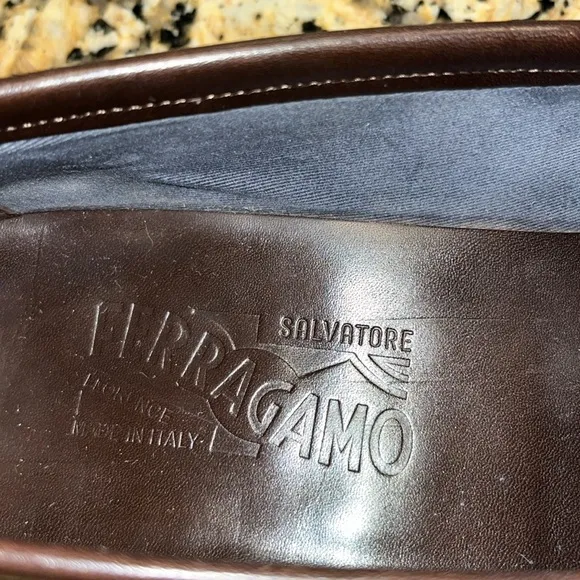 Men’s Salvatore Ferrangamo Dress Loafers size 9.5 Medium width.
