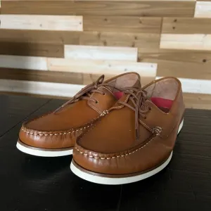 Men's Section X Dress Shoes Loafers SZ  10.5 Tan Brown Leather
