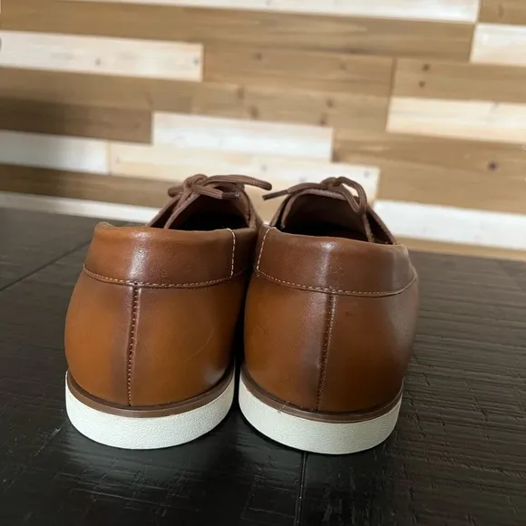 Men's Section X Dress Shoes Loafers SZ  10.5 Tan Brown Leather
