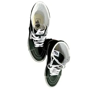 MENS VANS OFF THE WALL GREEN/WHITE HIGH TOP SNEAKERS SIZE 8