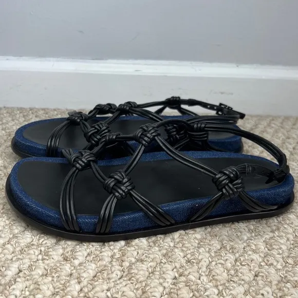 Mercedes Castillo Size 39.5 EUR - Deandra Atomic Knot Strappy Sandals
