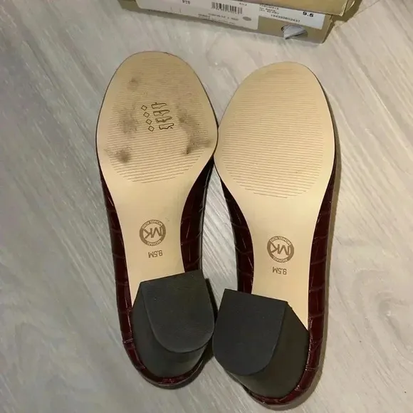 Michael Kors 9.5 Burgundy Buchanan mid loafer Pumps