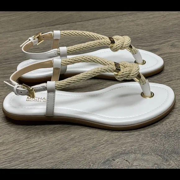 MICHAEL Michael Kors Holly Rose Flat Rope Sandals