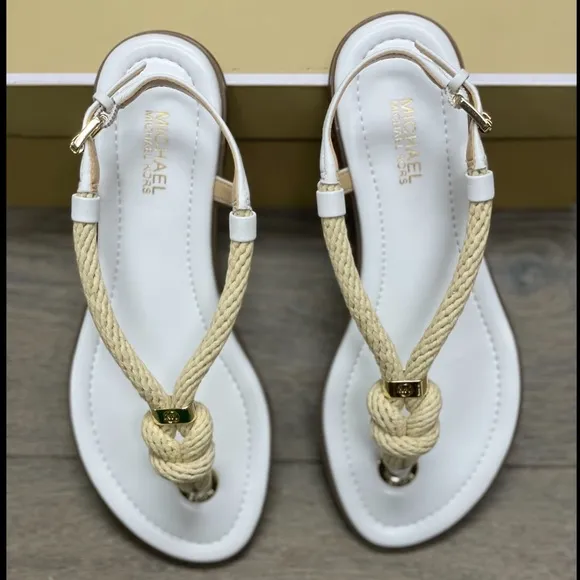MICHAEL Michael Kors Holly Rose Flat Rope Sandals