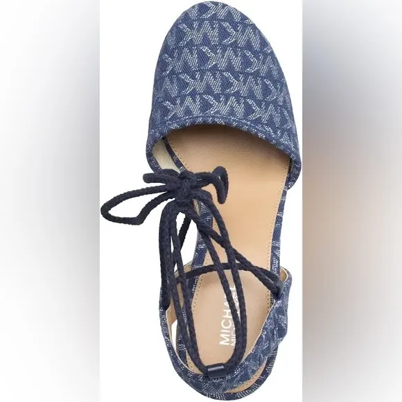 MICHAEL Michael Kors Women's Margie Lace-Up Espadrille Wedge Sandals