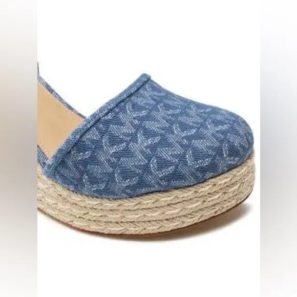 MICHAEL Michael Kors Women's Margie Lace-Up Espadrille Wedge Sandals