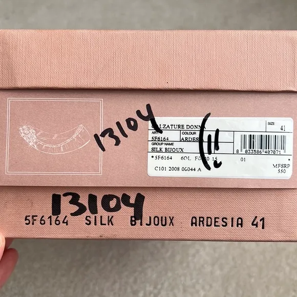 Miu Miu Button Jeweled Ballet Flats 41