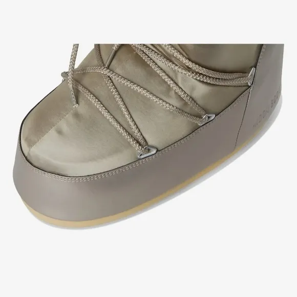 Moon Boot Gold Winter Rain Boots Insulated