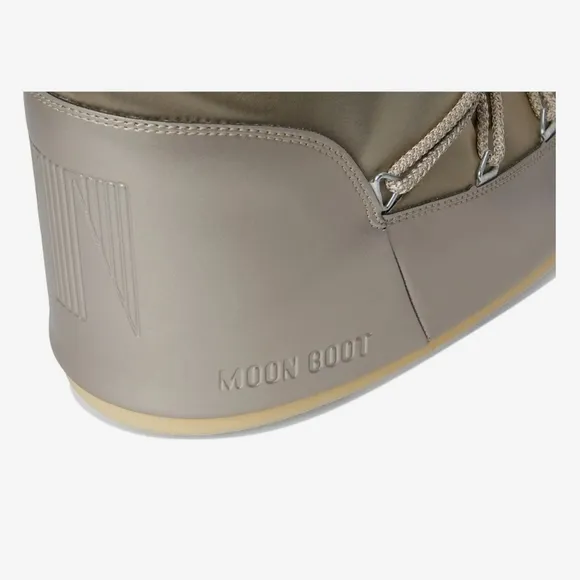 Moon Boot Gold Winter Rain Boots Insulated
