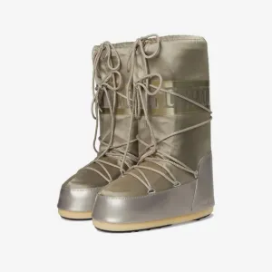 Moon Boot Gold Winter Rain Boots Insulated