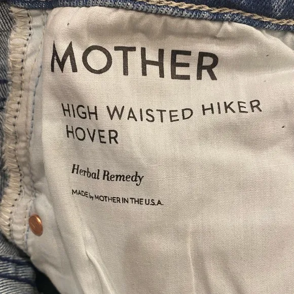 MOTHER High Waisted Hiker Hover Jean in Herbal Remedy Size 24