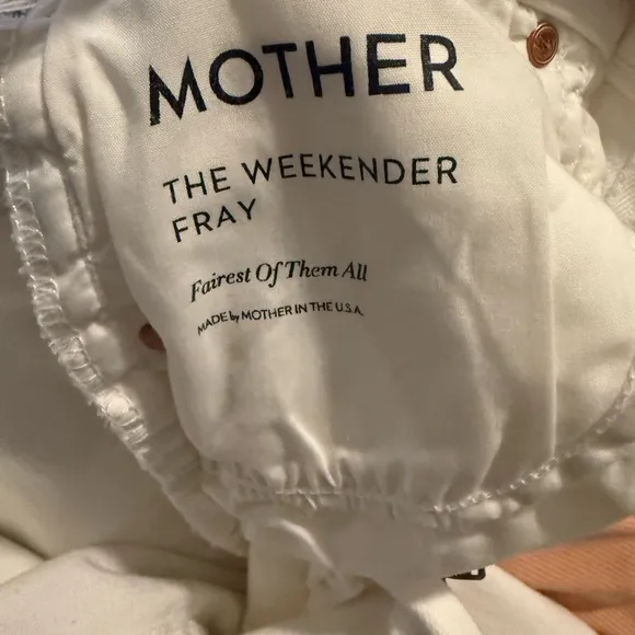 MOTHER The Weekender Fray size 26