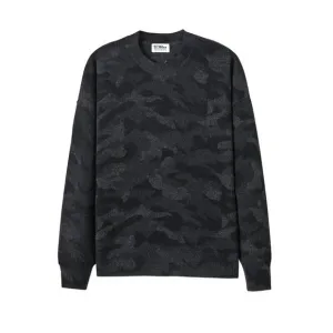 NEW 27 MILES MALIBU women's hailee crewneck sweater in charcoal