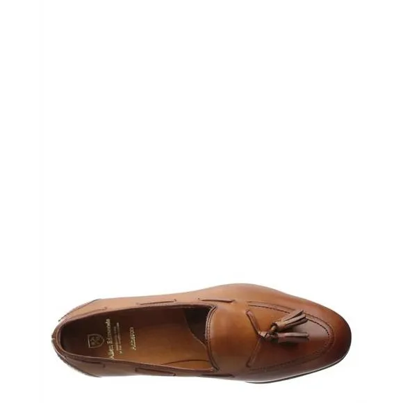 NEW ALLEN EDMONDS men's acheson tassels loafers in walnut