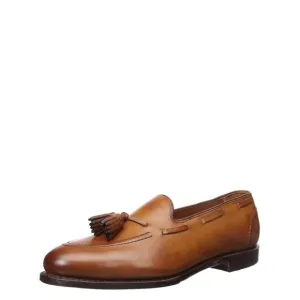 NEW ALLEN EDMONDS men's acheson tassels loafers in walnut