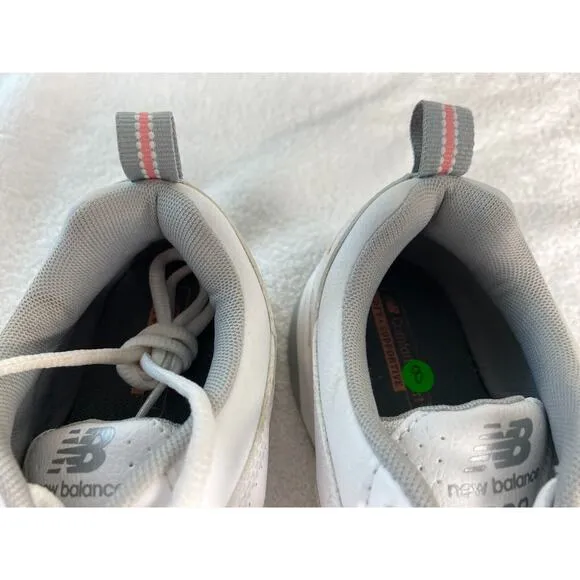 New Balance 608V5 Sneakers Womens 7.5 White Pink Comfortcore Sporty