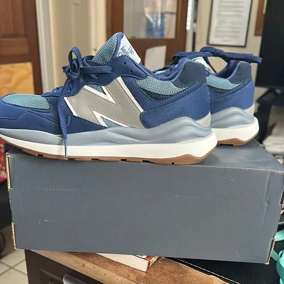 New Balance Blue and White  Sneakers