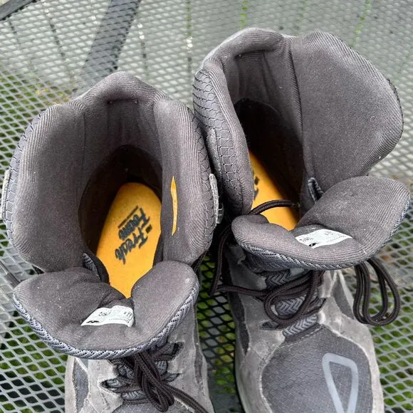 New Balance Boots Men 12D Fresh Foam 1000 Gray Suede Winter Waterproof Insulated