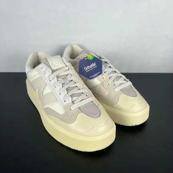 New Balance CT302 White Beige Chunky Leather Shoes Sneakers Men Size 11 …