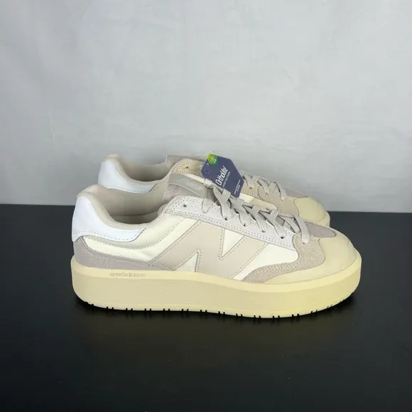 New Balance CT302 White Beige Chunky Leather Shoes Sneakers Men Size 11 …
